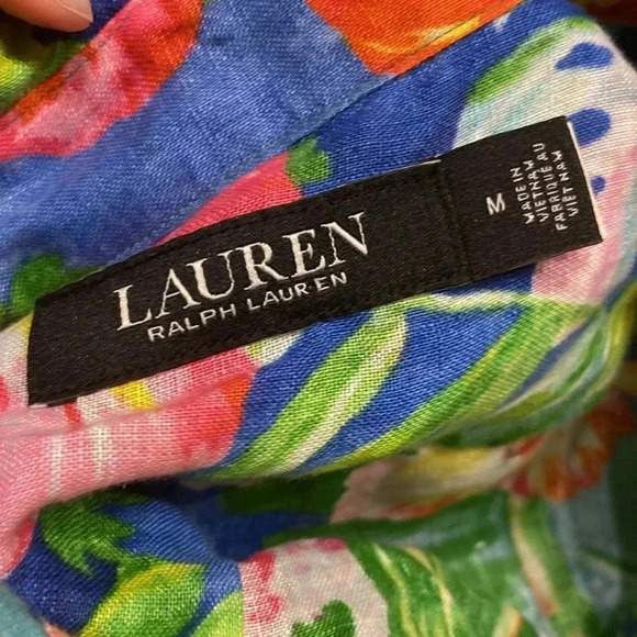 Ralph Lauren black label blouse size Medium - Picture 5 of 7